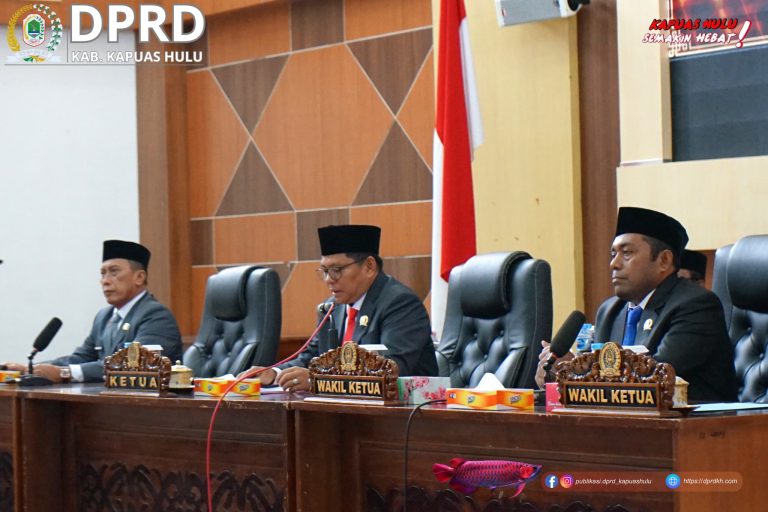 DPRD Kapuas Hulu Gelar Rapat Paripurna Penyampaian Pidato Pengantar Bupati Terkait Raperda Pertanggungjawaban Pelaksanaan APBD Tahun Anggaran 2024